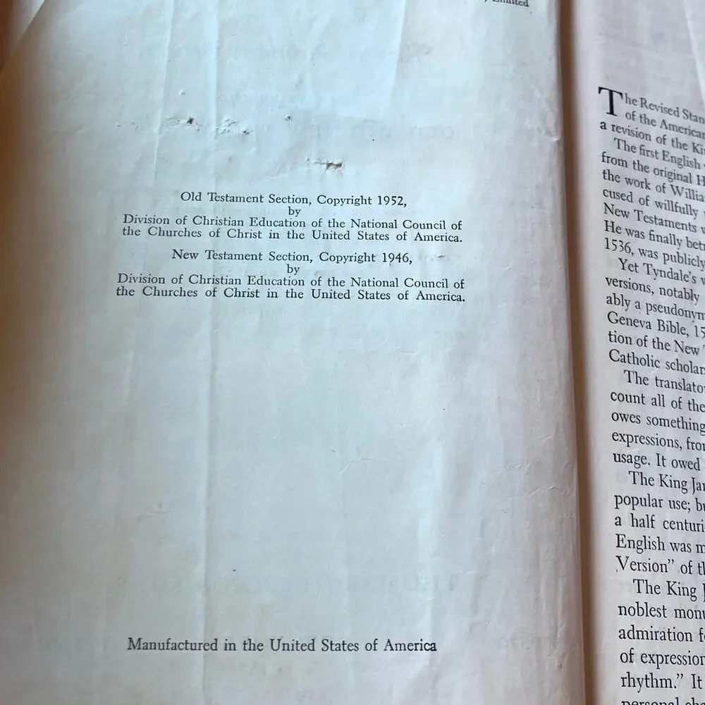 bible holy 1952